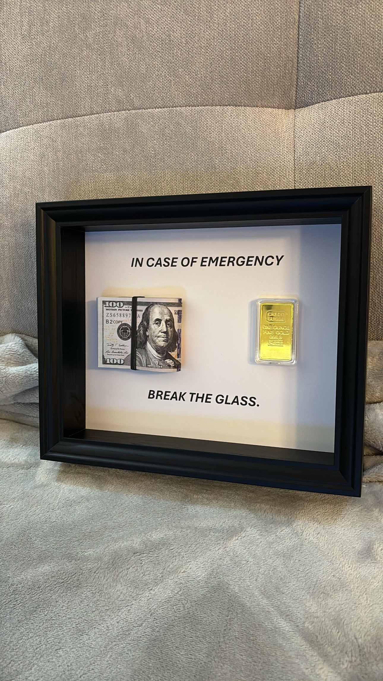 Royal Art No.21- Złota sztabka+ 💵In case of