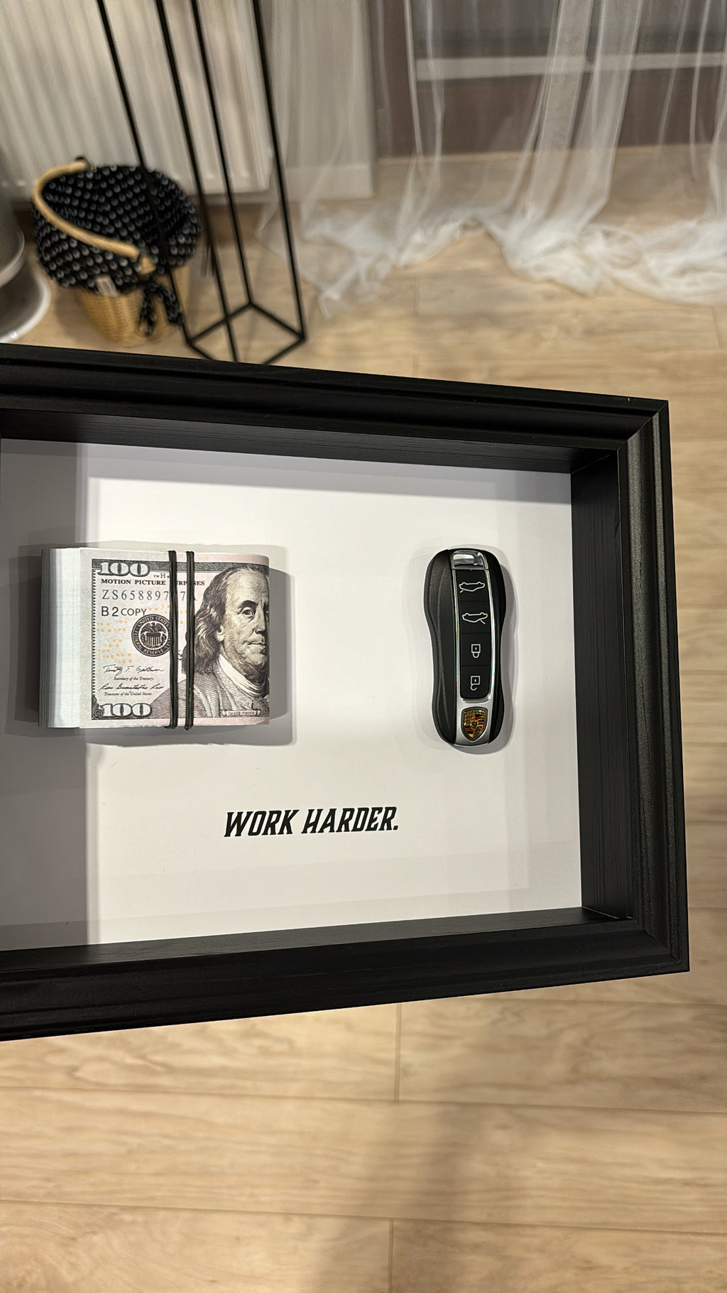 Royal Art  No.13- Ramka Porsche+ 💵 Work harder