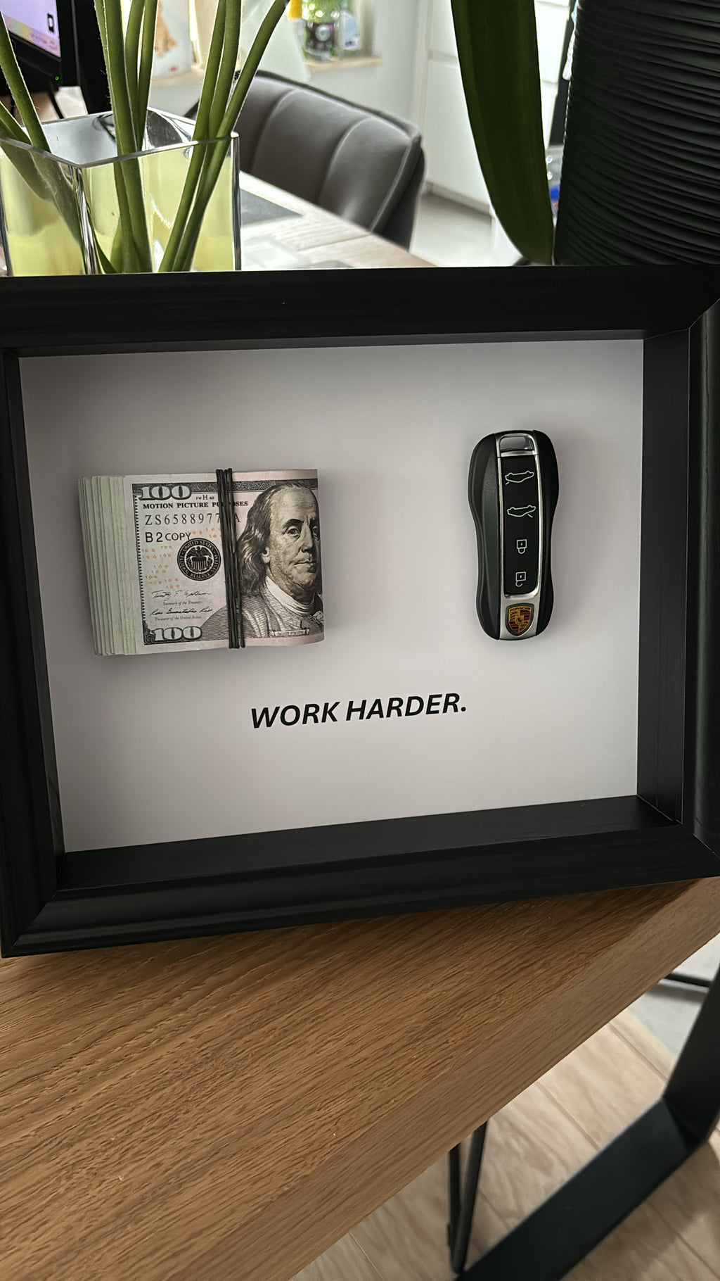 Royal Art  No.13- Ramka Porsche+ 💵 Work harder
