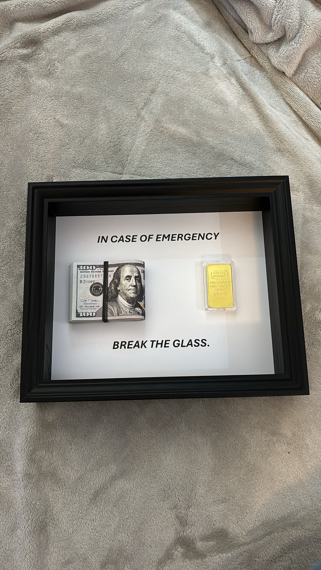 Royal Art No.21- Złota sztabka+ 💵In case of