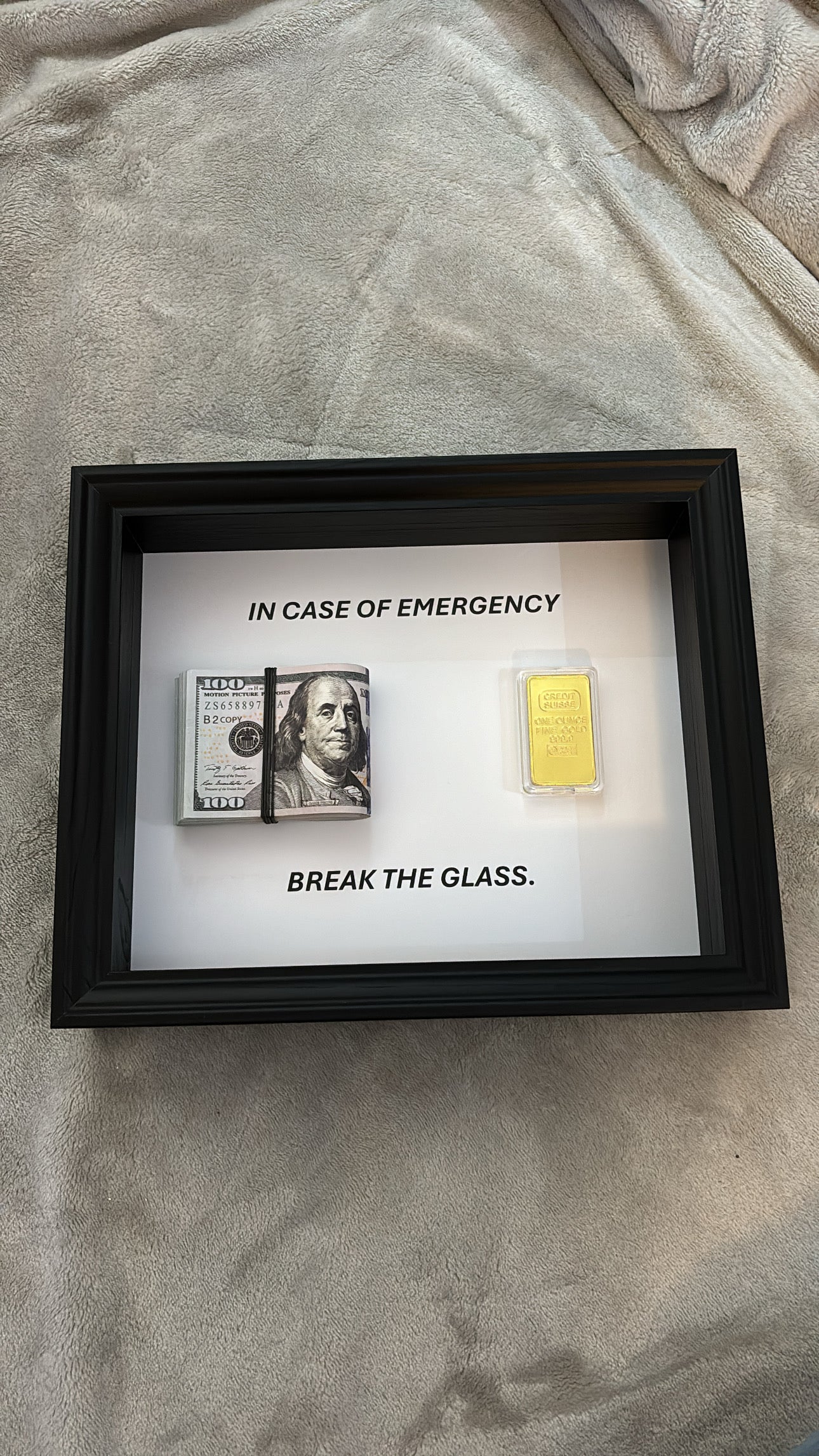 Royal Art No.21- Złota sztabka+ 💵In case of
