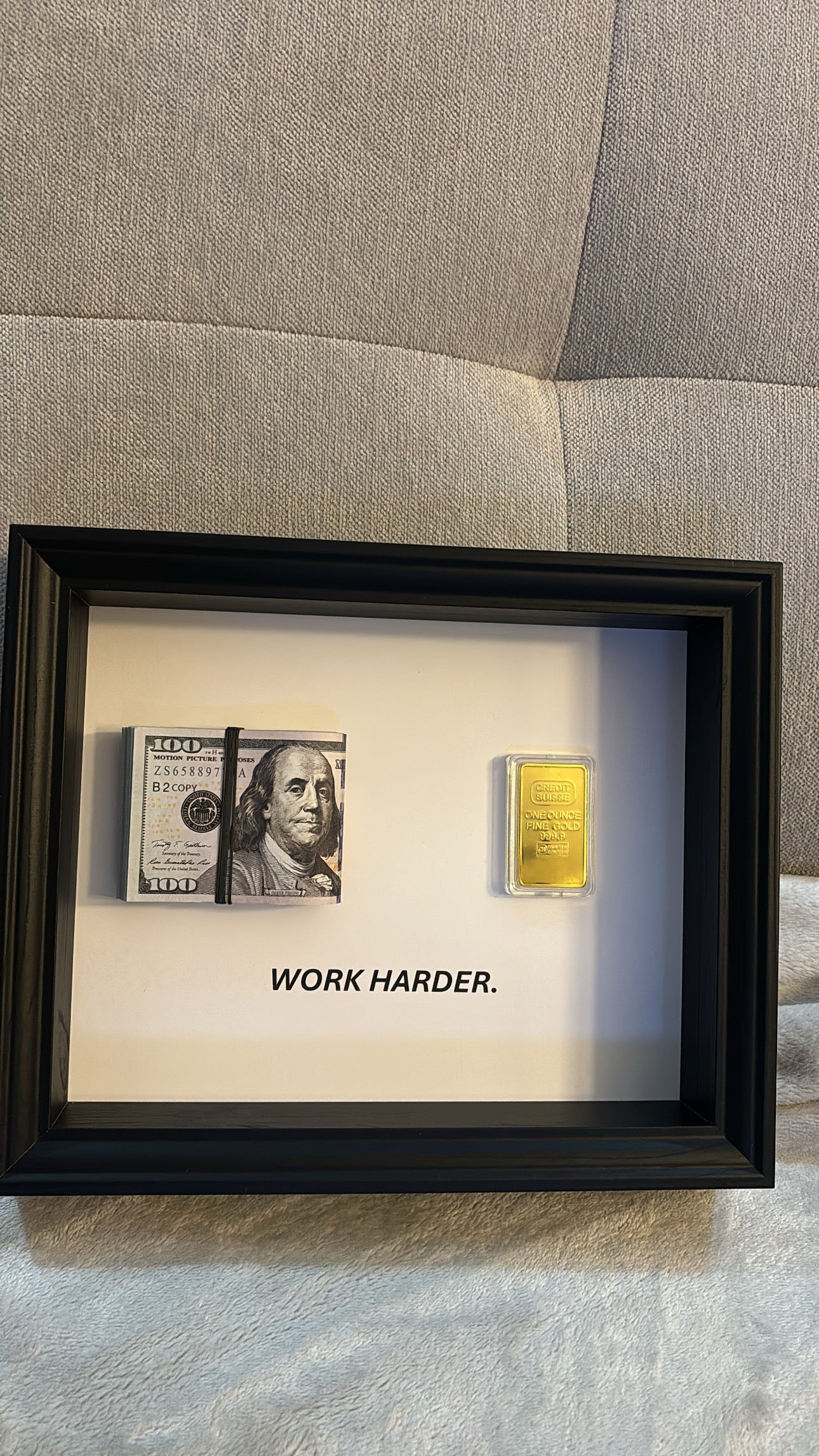 Royal Art  No.14- Złota sztabka+ 💵 Work harder