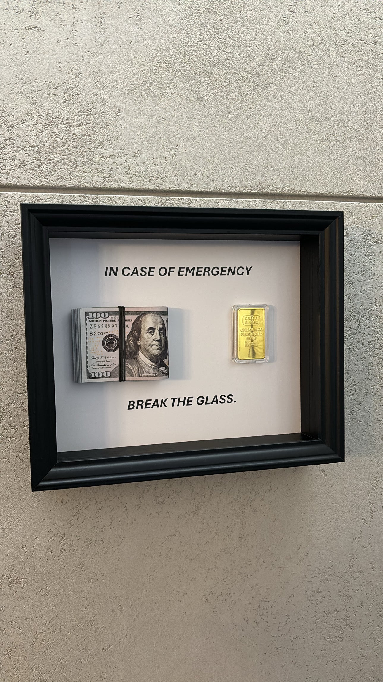 Royal Art No.21- Złota sztabka+ 💵In case of