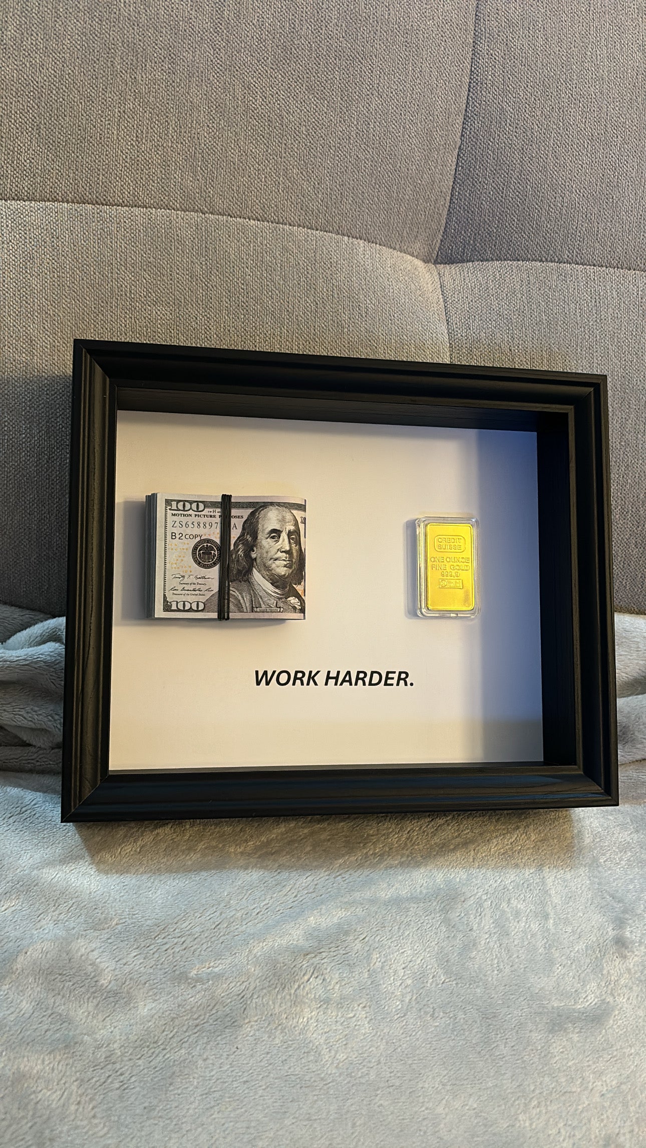 Royal Art  No.14- Złota sztabka+ 💵 Work harder